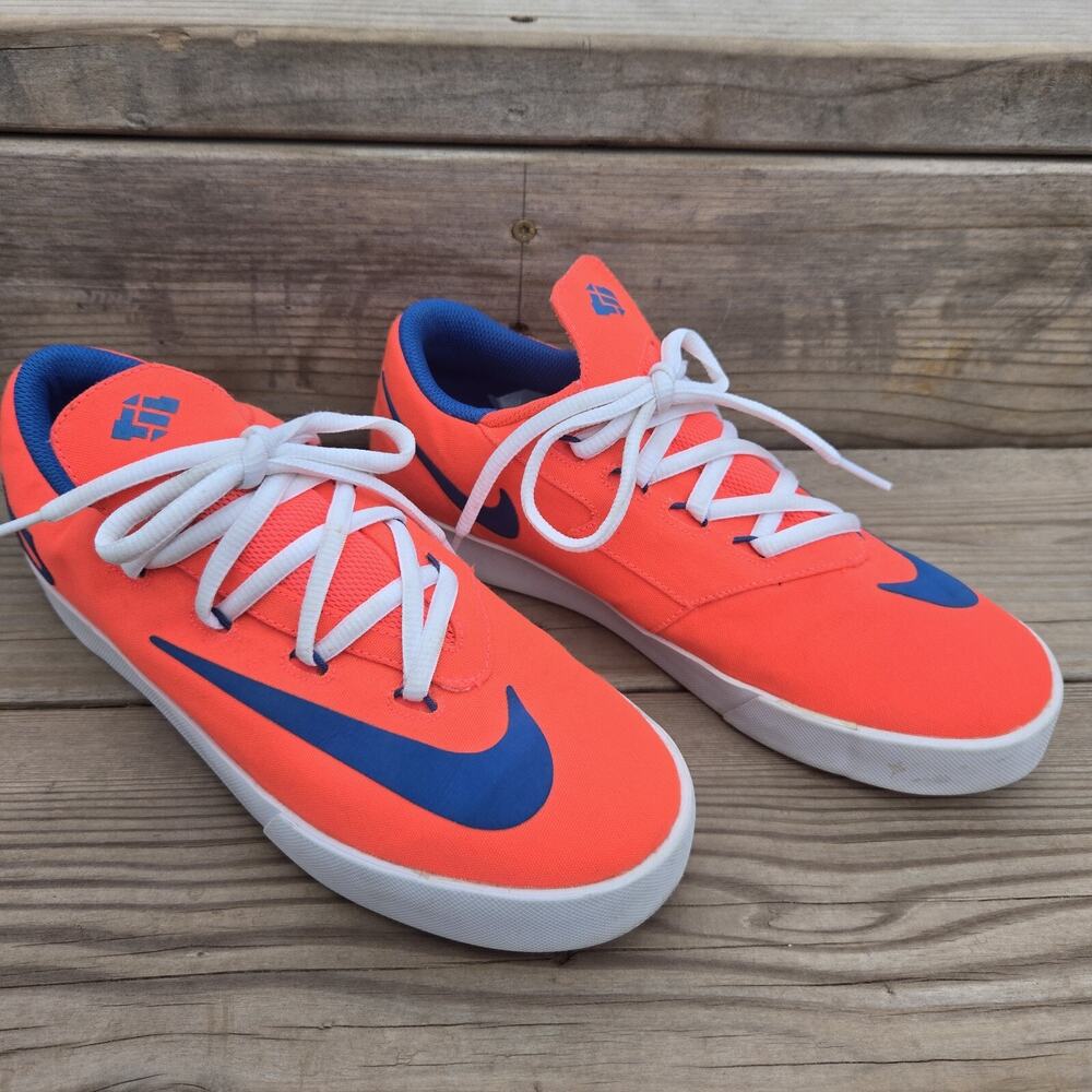 Nike KD Kevin Durant Vulc Laser Crimson Red Military Blue Sneaker Size 7y